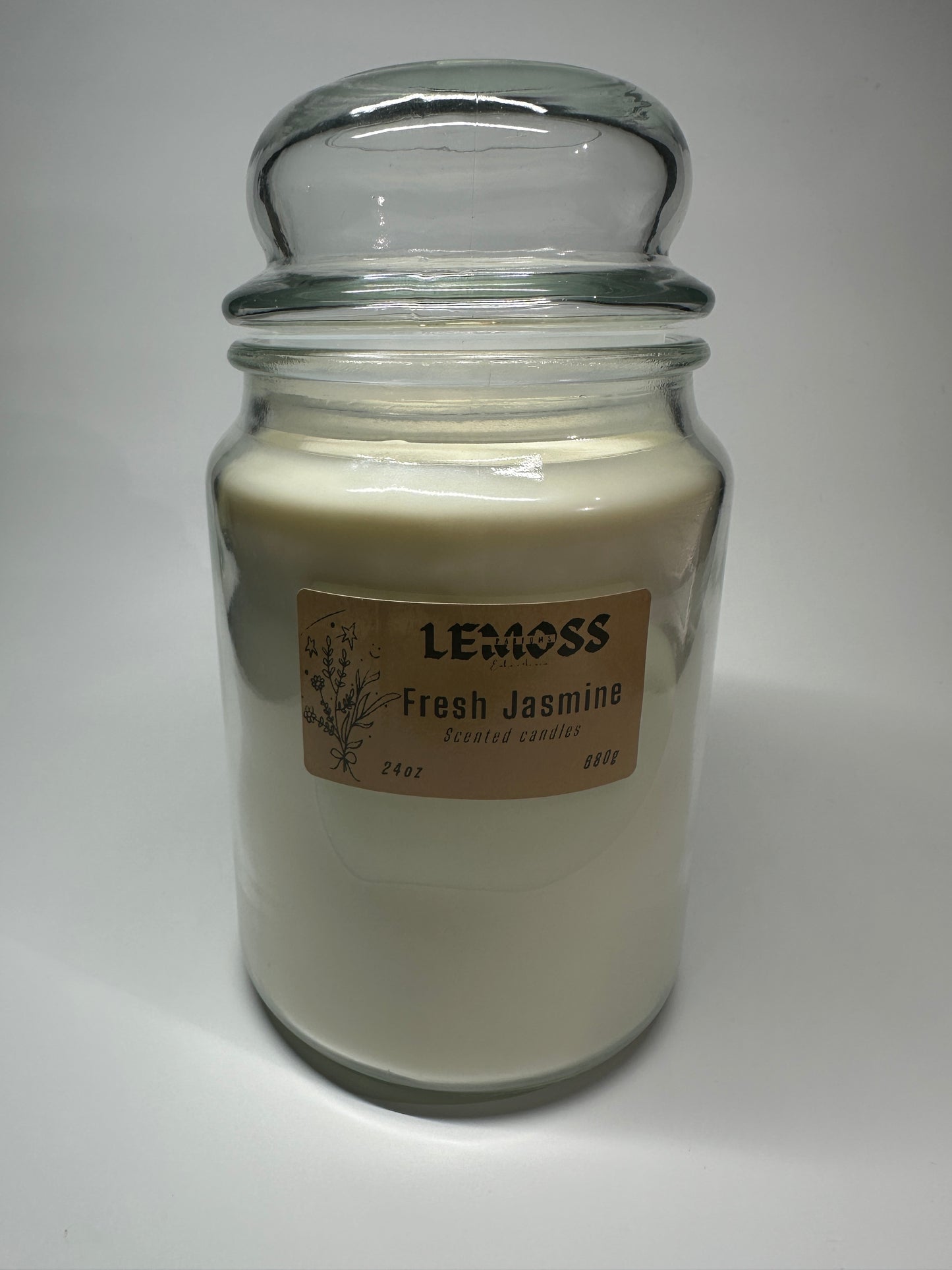 Fresh Jasmine Scented Candles 680g